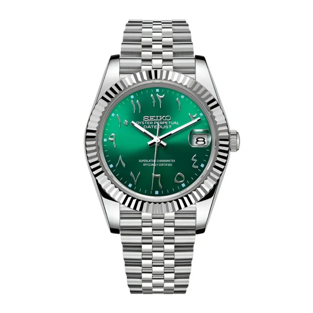Seiko Mod Arabic Dial Vert