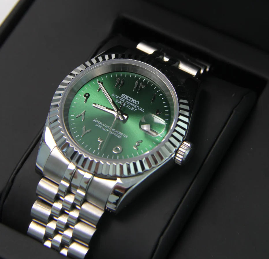Seiko Mod Arabic Dial Vert