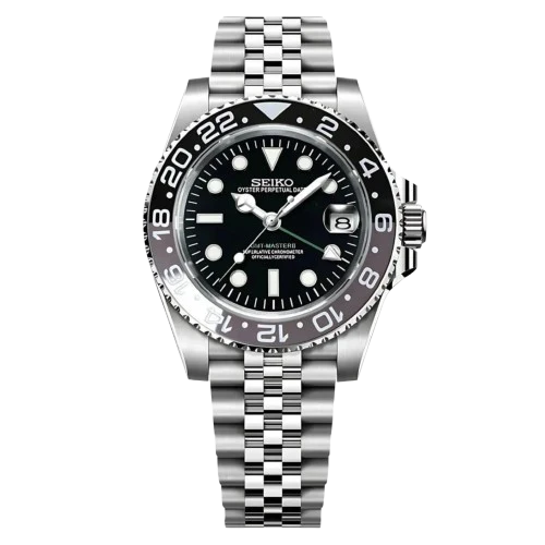 Seiko Mod GMT Bruce Wayne