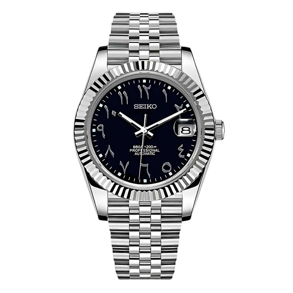 Seiko Mod Arabic Automatic Noire