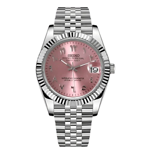 Seiko Mod Arabic Dial Rose